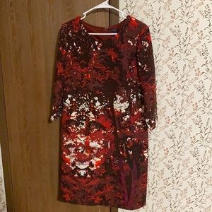 Talbots dress in burgundy